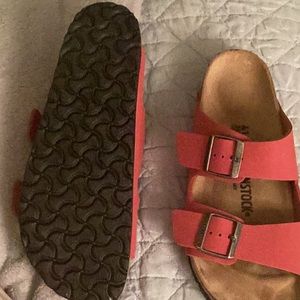 Birkenstock Arizona sandals. New